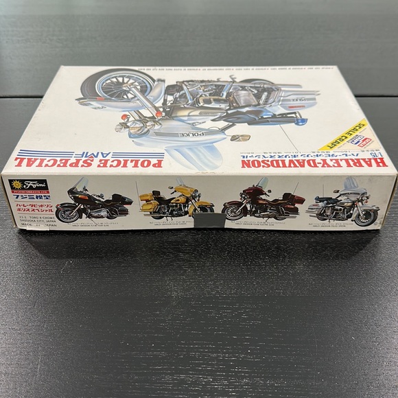 Harley-Davidson Fujimi Scale Craft Police Special AMF Model Motorcycle - Picture 4 of 8